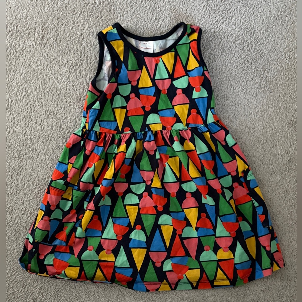 Ice cream cone motif girls dress from Hanna Andersson